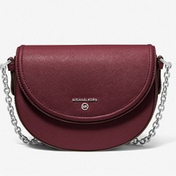 Michael Kors Burgundy Crossbody Bag - Picture 7 of 9